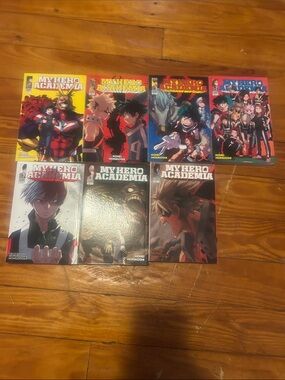 My Hero Academia manga 1-7